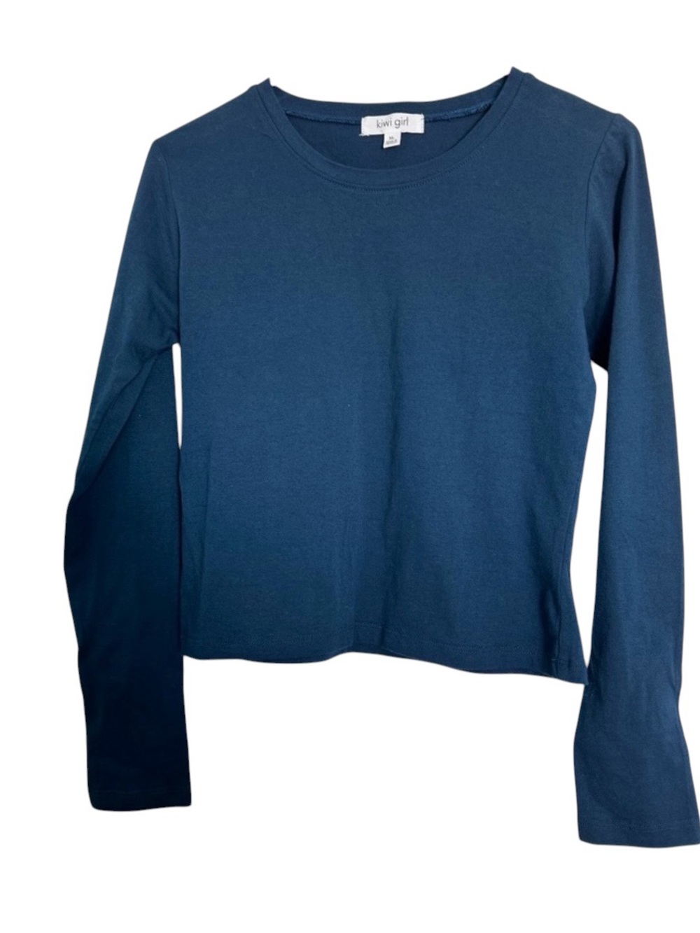 Blue Long Sleeve Top